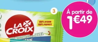 Pack de 50 lingettes LA CROIX