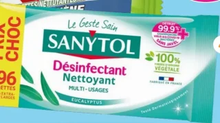 Pack de 96 lingettes SANYTOL