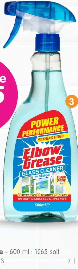 Elbow Grease Glass Cleaner Nettoyant vitre