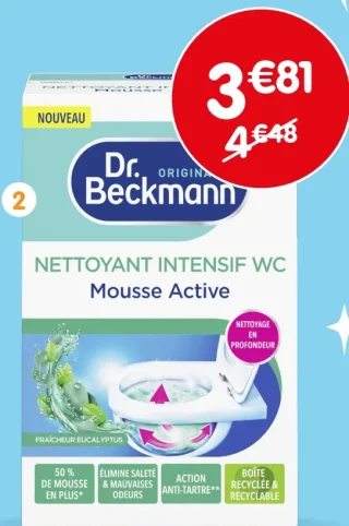Dr. Beckmann Nettoyant Intensif WC Mousse Active