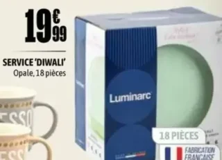 Service 'Diwali' Luminarc - 18 pièces