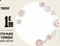 Assiette plate 'Comedia' Luminarc