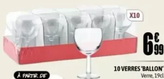 10 Verres 'Ballon'
