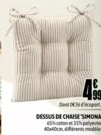 Dessus de chaise 'Simona'