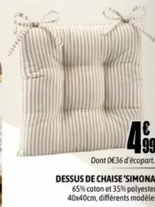 Dessus de chaise 'Simona'