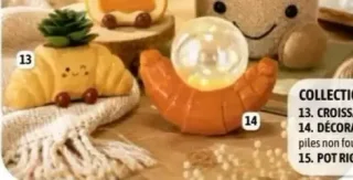 Collection 'Succulente' - Croissant, plante, pot rigolo ou déco