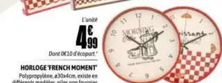 Horloge 'French Moment'