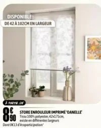 Store enrouleur imprimé 'Oanelle'