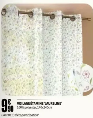 Voilage étamine 'Laureline'