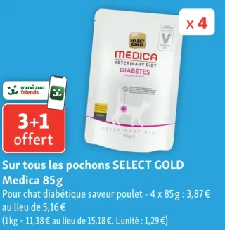 Pochons SELECT GOLD Medica 85 g