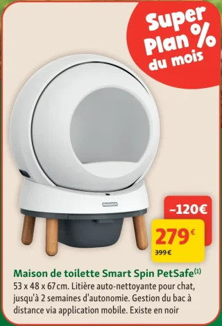Maison de toilette Smart Spin PetSafe