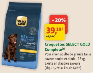 Croquettes SELECT GOLD Complete Maxi Adult