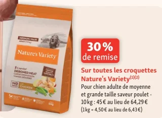 Croquettes pour chien adulte Nature's Variety