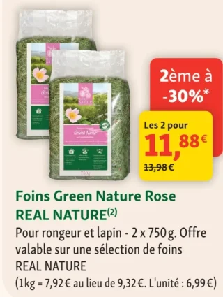 Foins Green Nature Rose REAL NATURE