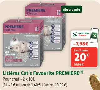 Litières Cat's Favourite PREMIERE