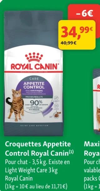 Croquettes Appetite Control Royal Canin