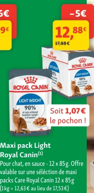 Maxi pack Light Royal Canin