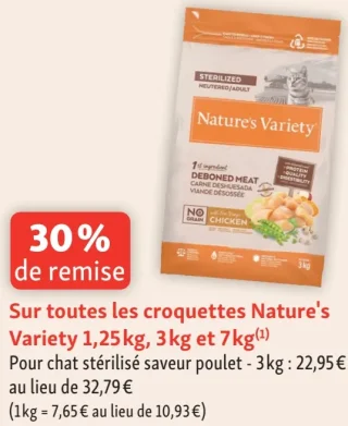 Croquettes Nature's Variety