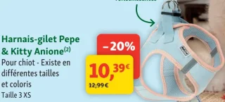 Harnais-gilet Pepe & Kitty AniOne