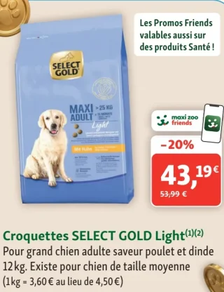 Croquettes SELECT GOLD Light