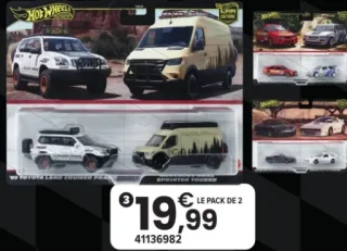 COFFRET CAR CULTURE PREMIUM - 2 VÉHICULES Hot Wheels
