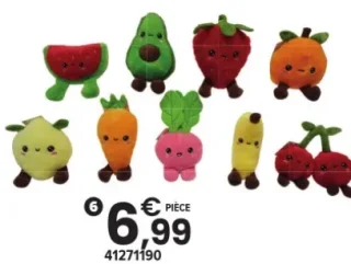 Peluche Fruit Légume