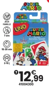 Uno Super Mario Mattel