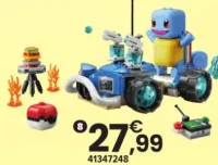 Pokémon - Smart Play - L'aventure de carapuce avec le buggy du dresseur