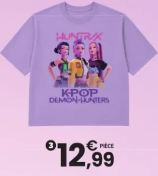 Tee-shirt mauve K-Pop Demon Hunters