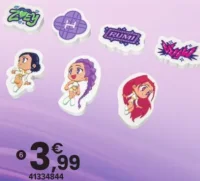 Set de 7 gommes Huntrix