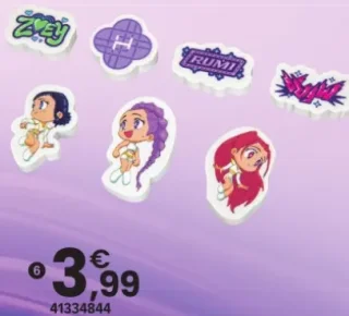 Set de 7 gommes Huntrix