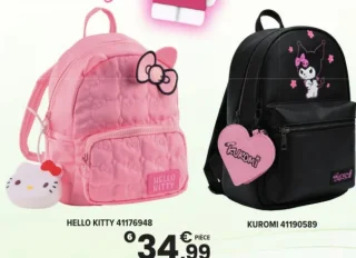 Sac à dos Hello Kitty / Kuromi