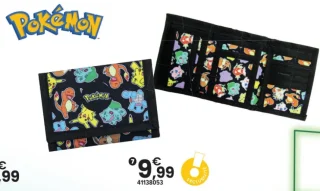 PORTEFEUILLE 3 VOLETS POKÉMON