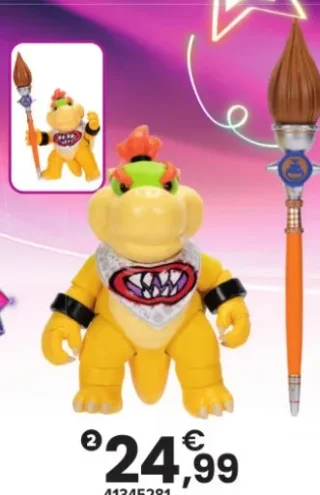 Figurine Bowser Jr avec Pinceau