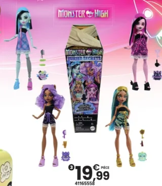 Poupée Monster High Secrets Cachés