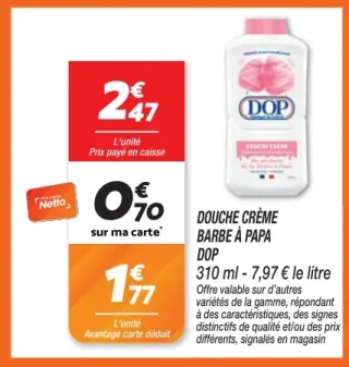 Douche Crème Barbe à Papa Dop