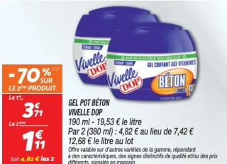 Gel Pot Béton Vivelle Dop