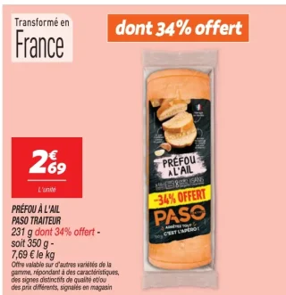 Préfou à l'ail Paso Traiteur