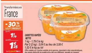 Carottes Râpées Netto