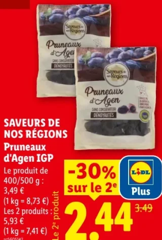 SAVEURS DE NOS RÉGIONS Pruneaux d'Agen IGP