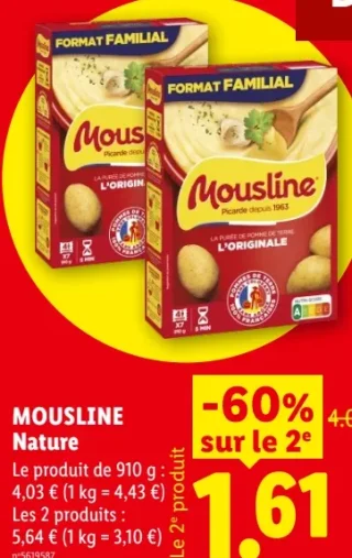 MOUSLINE Nature