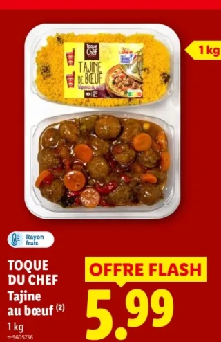 Tajine au bœuf Toque du Chef