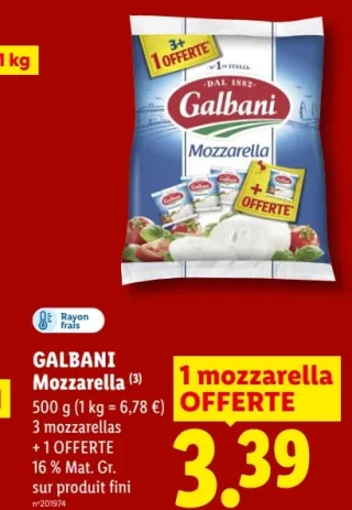 Mozzarella Galbani