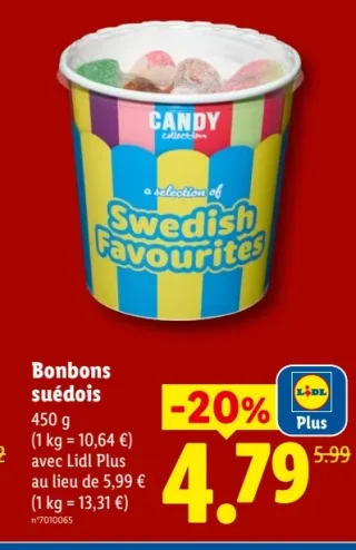 Candy Collection Bonbons suédois Swedish Favourites