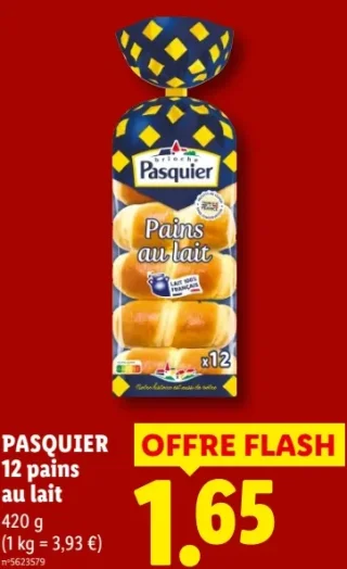 Pasquier 12 pains au lait