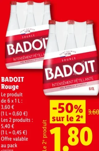 BADOIT Rouge
