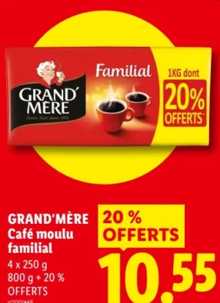 GRAND'MÈRE Café moulu familial