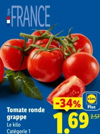 Tomate ronde grappe