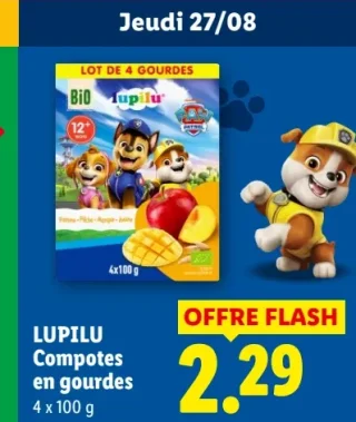 Lupilu Compotes en gourdes