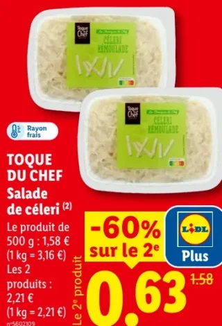 Toque du Chef Salade de céleri
